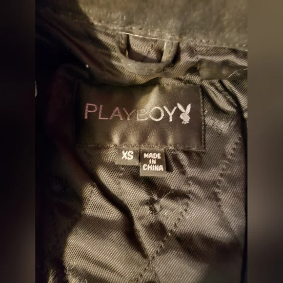 Playboy Suede Leather Jacket XS - Picture 8 of 9
